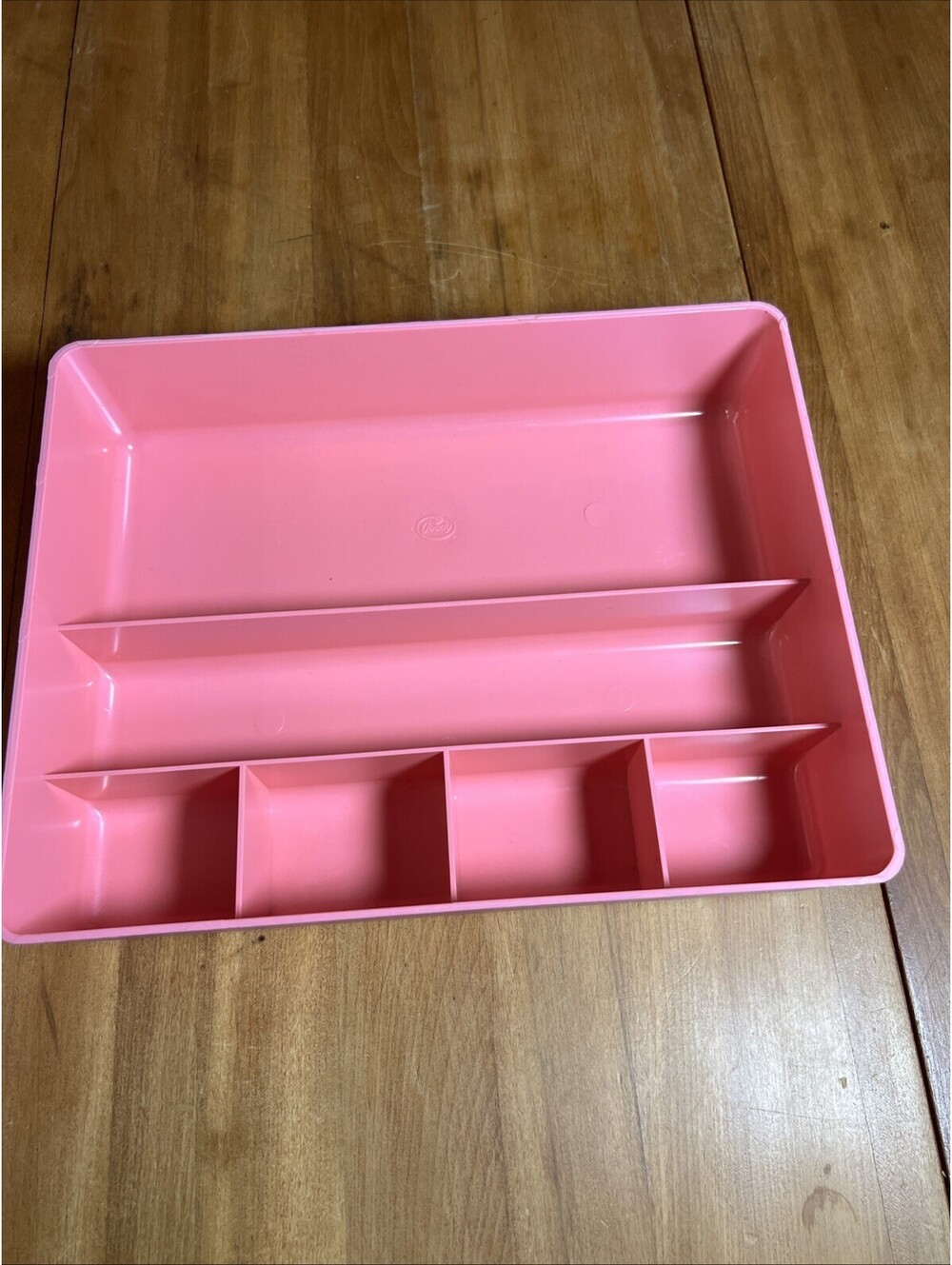 Vintage Goody Pink Tray Drawer Organizer Storage Caddy Make Up Jewelry Office
